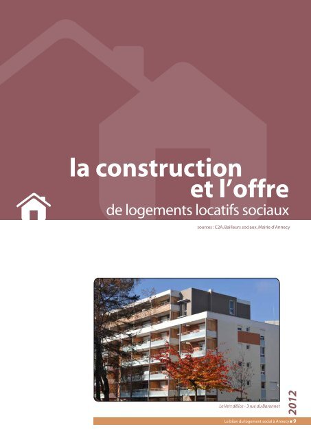 Bilan logement social 2012 Annecy