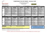 Grilles des zone indiv / Clamart / 24-25 mars - Champigny Gym ...