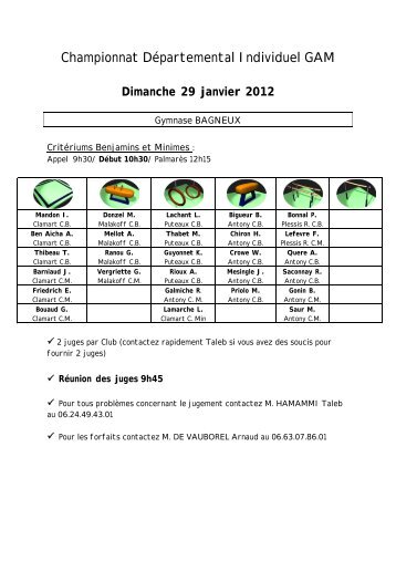 organigramme - ALCEA Gymnastique Antony