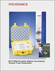 DCT7088 Portable Digital Correlation Transit Time Flowmeter