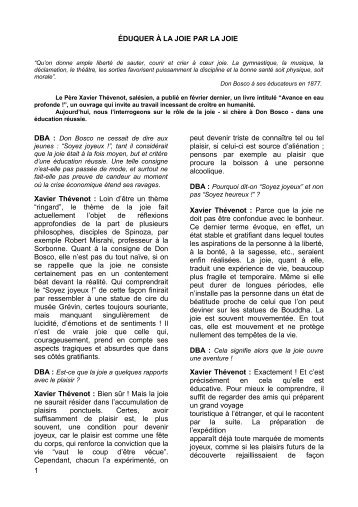 Document vie consacrÃ©e - Centre Jean Bosco Lyon