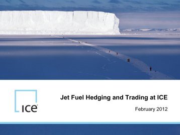 Jet Fuel Hedging and Trading at ICE