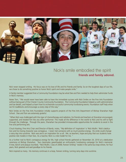 2012 ANNUAL REPORT - Chester County Community Foundation