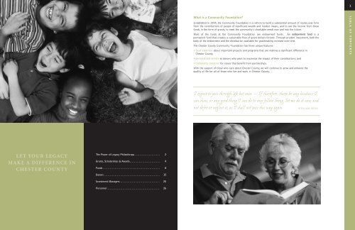 05 annual report V4 - Chester County Community Foundation