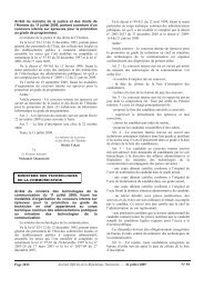 Journal Officiel de la République Tunisienne — 24 juillet 2009 N° 59 ...