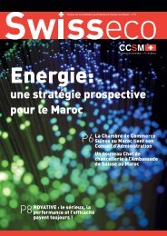 Dossier - Chambre de commerce Suisse au Maroc