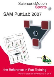 SAM PuttLab 2007 - GASP Systems