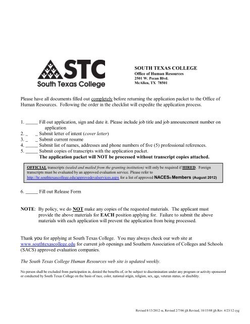 Faculty Application Cover Letter from img.yumpu.com