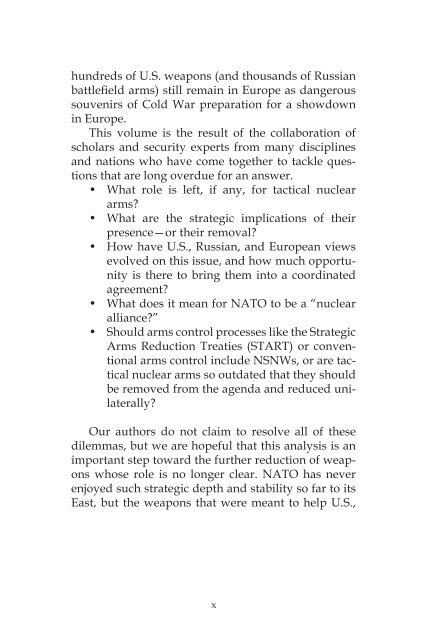 Tactical Nuclear Weapons and NATO.pdf - Program on Strategic ...