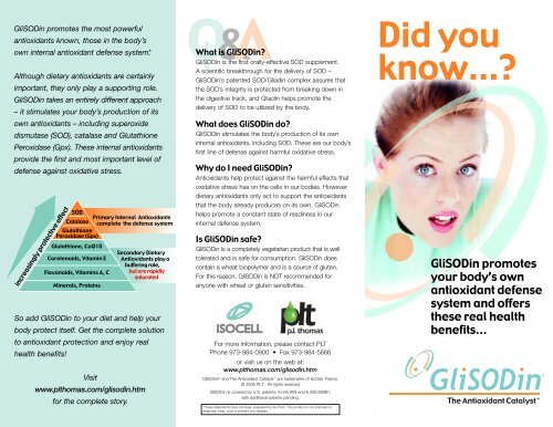 GliSODin Highlight Brochure