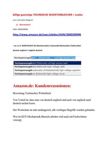 Mechatroniker lernen mit Sprachensoftware englisch (+ Amazon.de: Kundenrezension