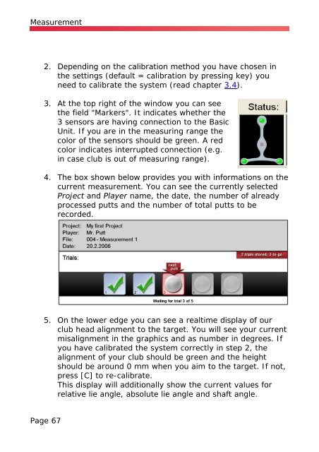 SAM PuttLab Operating Manual - Science & Motion Golf