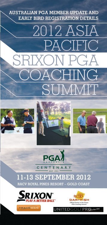 2012 asia pacific srixon pga coaching summit - Science & Motion Golf