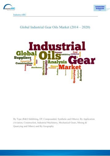 Global Industrial Gear Oils Market (2014 – 2020)