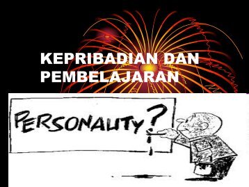 bab 5 kepribadian dan pembelajaran