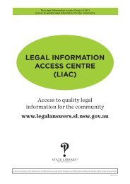 LEGAL INFORMATION ACCESS CENTRE (LIAC)