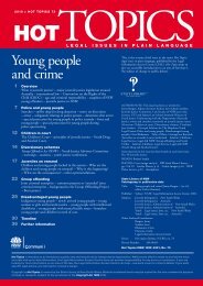 Young people and crime - Legal Information Access Centre - NSW ...