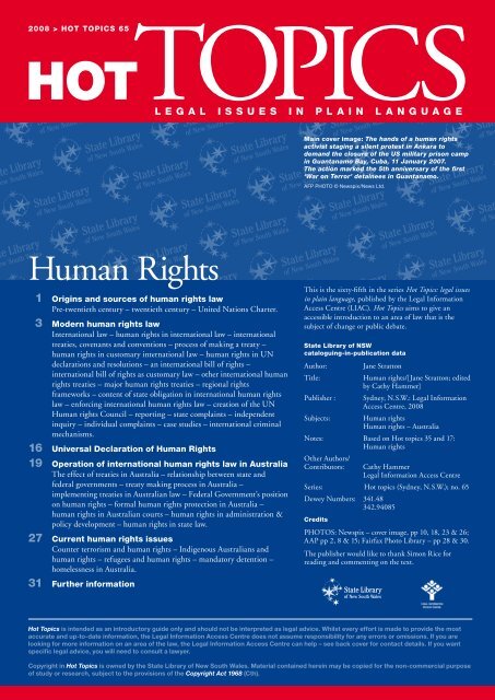 Hot Topics - Issue 65: Human Rights - Legal Information Access ...