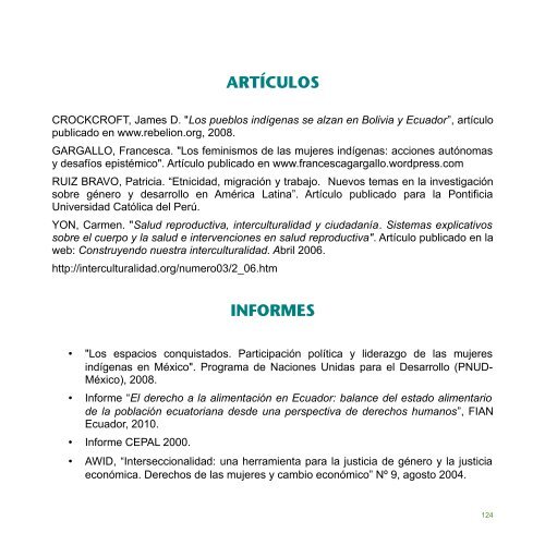 gÃ©nero, interculturalidad y sostenibilidad en la agenda de ... - IEPALA