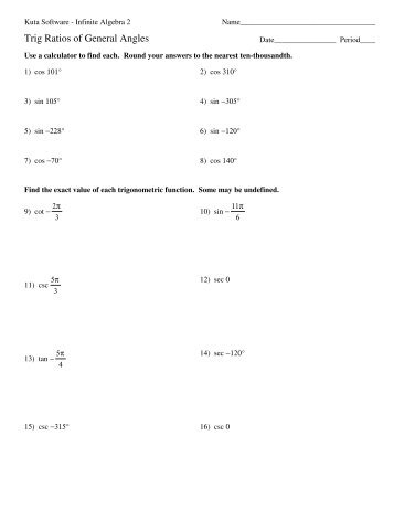 Trig Ratios of General Angles.pdf - Eastchester High School