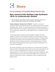 (RLS) to cardiovascular disease - UCB