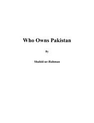 Who Owns Pakistan - Yimg