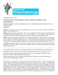 Cetylated Fatty Acids Improve Knee Function in Patients ... - Celadrin