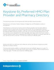 Download a 2014 Keystone 65 Preferred HMO ... - IBXMedicare.com