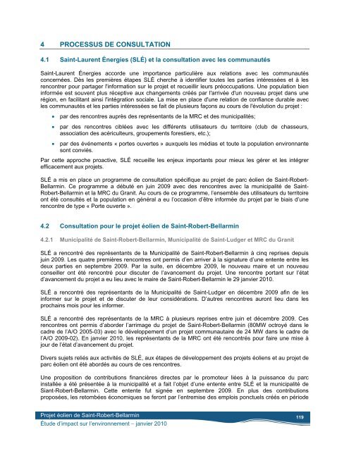 Volume 1 - Étude d'impact, rapport principal, janvier 2010 ... - EDF EN