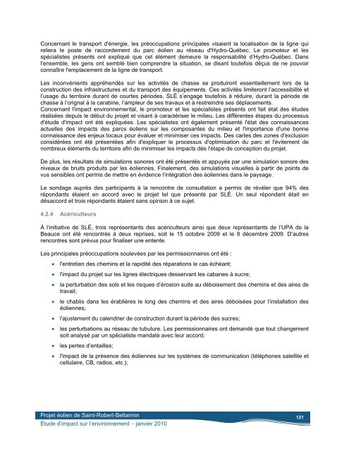 Volume 1 - Étude d'impact, rapport principal, janvier 2010 ... - EDF EN