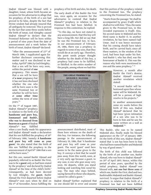 Chanda - Ahmadiyya Gazette Canada