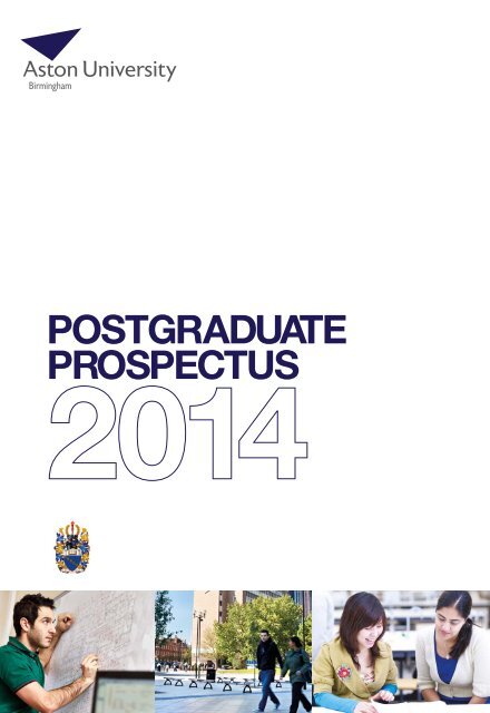 Postgraduate ProsPectus - Aston University