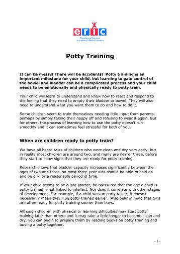 Potty Training - Eric