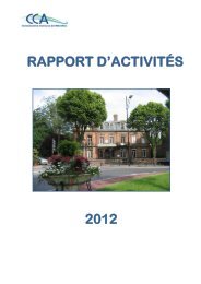 Rapport d'activitÃ© 2012 - CommunautÃ© de Communes de l'Abbevillois
