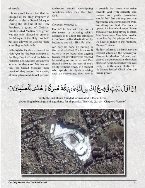 English PDF - Ahmadiyya Gazette Canada