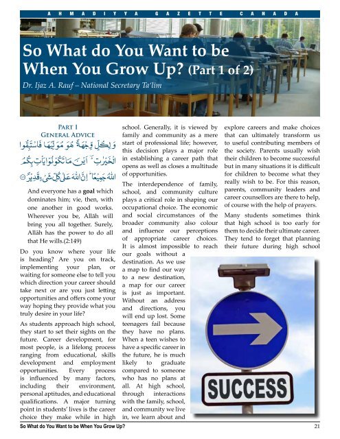 English PDF - Ahmadiyya Gazette Canada