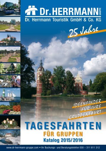 Tagesfahrten für Gruppen - Katalog 2015/2016