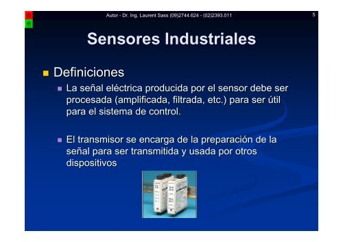 Sensores Industriales