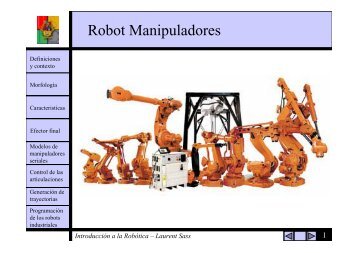 IntroducciÃ³n a la RobÃ³tica â Laurent Sass