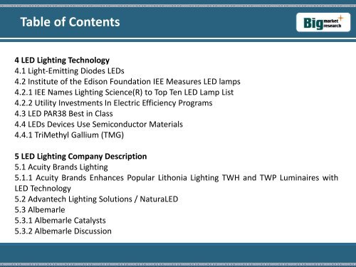 LED (Light Emitting Diode Lighting) Lighting Market Forecasts, 2013-2019