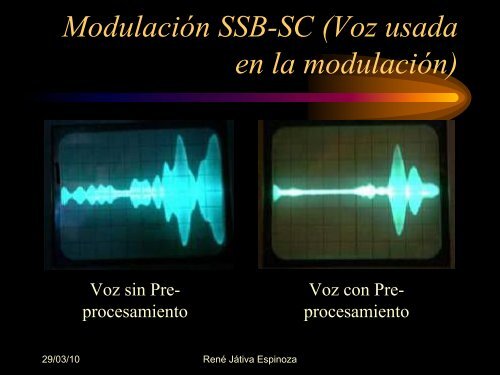 Filtraje de Bandas Laterales