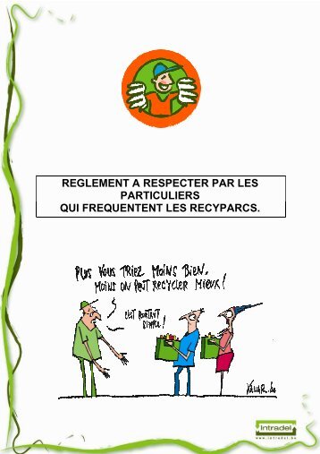 Nouveau réglement du recyparc - Le Logis Social de Liège