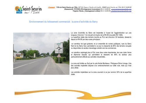 Environnement du lotissement commercial - Saint-Seurin-sur-l'Isle
