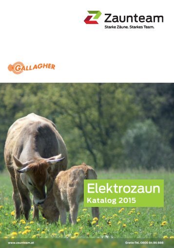Zaunteam Elektrozaun Katalog Österreich 2015