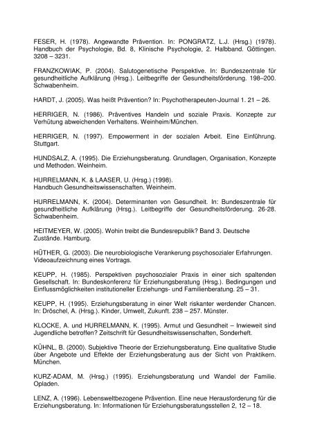 Jahresbericht 2004 - Oberbergischer Kreis