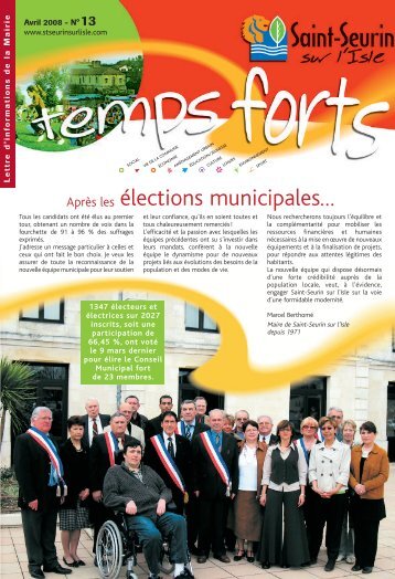 AprÃ¨s les Ã©lections municipalesâ¦ - Saint-Seurin-sur-l'Isle