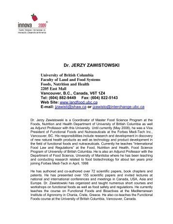 Dr. JERZY ZAWISTOWSKI