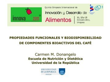 Propiedades funcionales y biodisponibilidad de compuestos ...