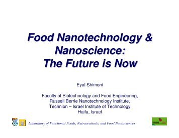 Laboratory of Functional Foods, Nutraceuticals, and Food ...