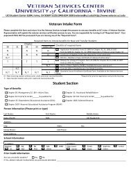 intake form2 - UCI Veteran Services